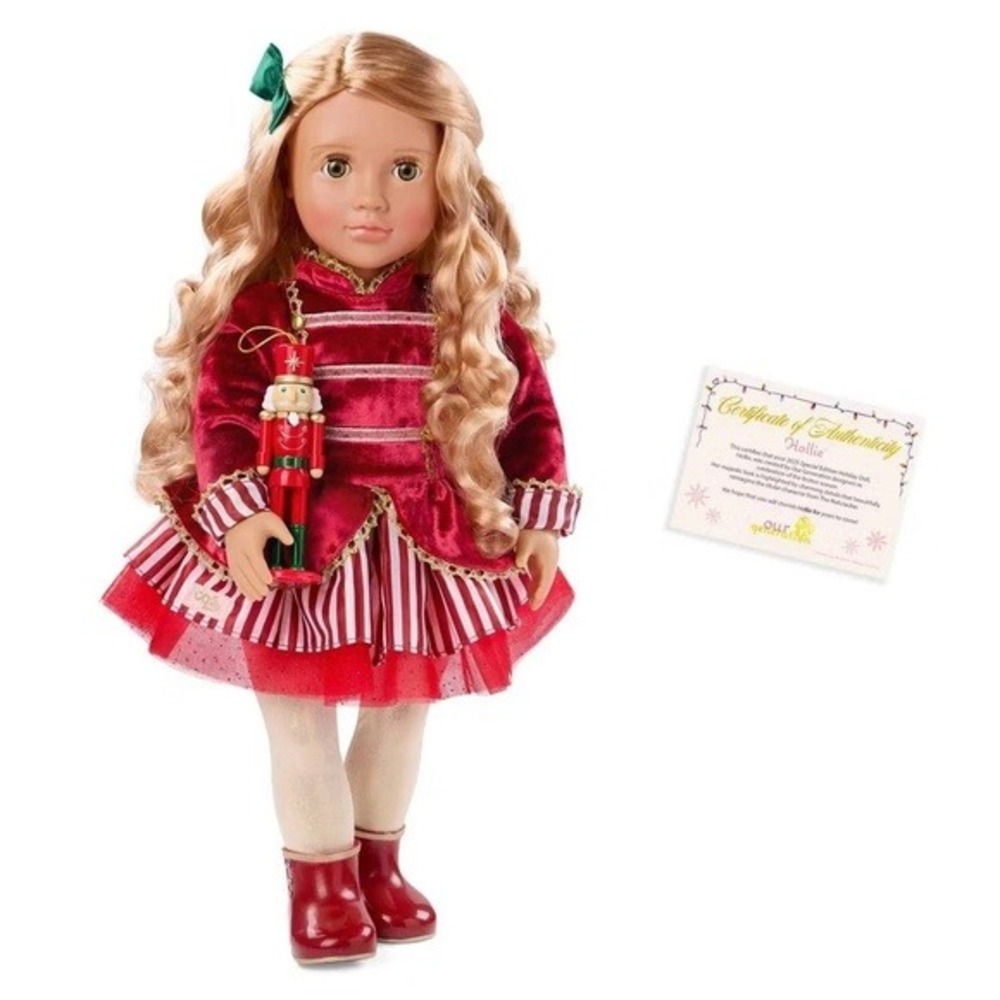 New! Our Generation Hollie Holiday Collectible Doll 18" Special Limited Edition